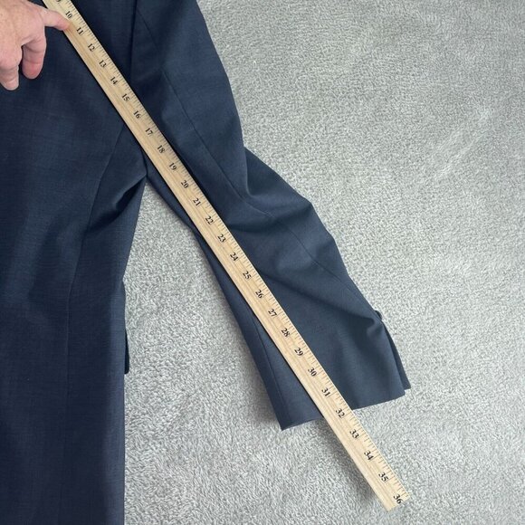 Jos. A. Bank Mens Wool Suit Blazer Jacket 41L - Navy Blue Two-Button 5283 - Picture 7 of 10